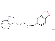 N-(1,3-benzodioxol-5-ylmethyl)-2-(1H-indol-3-yl)ethanamine hydrobromide