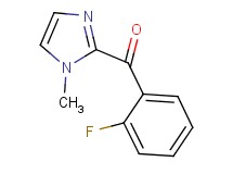 (2-fluorophenyl)(1-methyl-1H-imidazol-2-yl)methanone (2-fluorophenyl)(1-methyl-1H-imidazol-2-yl)methanone