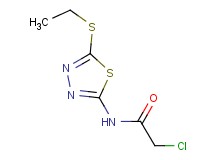 2-chloro-N-[5-(ethylthio)-1,3,4-thiadiazol-2-yl]acetamide