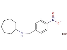 N-(4-nitrobenzyl)cycloheptanamine hydrobromide