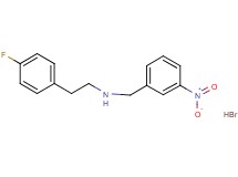 [2-(4-fluorophenyl)ethyl](3-nitrobenzyl)amine hydrobromide