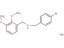 (4-bromobenzyl)(2,3-dimethoxybenzyl)amine hydrobromide