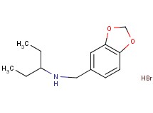 N-(1,3-benzodioxol-5-ylmethyl)-3-pentanamine hydrobromide