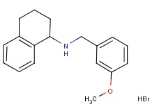 N-(3-methoxybenzyl)-1,2,3,4-tetrahydro-1-naphthalenamine hydrobromide
