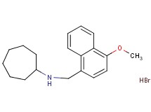 N-[(4-methoxy-1-naphthyl)methyl]cycloheptanamine hydrobromide