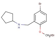 N-(5-bromo-2-methoxybenzyl)cyclopentanamine hydrobromide