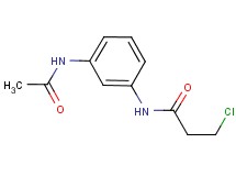 N-[3-(acetylamino)phenyl]-3-chloropropanamide