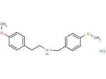 [2-(4-methoxyphenyl)ethyl][4-(methylthio)benzyl]amine hydrochloride