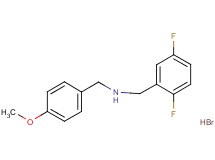 (2,5-difluorobenzyl)(4-methoxybenzyl)amine hydrobromide
