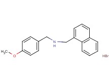 (4-methoxybenzyl)(1-naphthylmethyl)amine hydrobromide