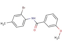 N-(2-bromo-4-methylphenyl)-3-methoxybenzamide