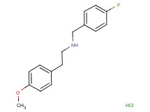 N-(4-fluorobenzyl)-2-(4-methoxyphenyl)ethanamine hydrochloride