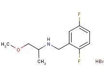 N-(2,5-difluorobenzyl)-1-methoxy-2-propanamine hydrobromide