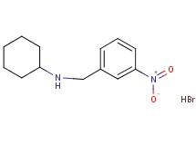 N-(3-nitrobenzyl)cyclohexanamine hydrobromide