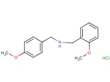 N-(4-methoxybenzyl)-1-(2-methoxyphenyl)methanamine hydrochloride