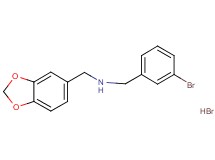 (1,3-benzodioxol-5-ylmethyl)(3-bromobenzyl)amine hydrobromide