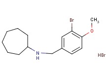 N-(3-bromo-4-methoxybenzyl)cycloheptanamine hydrobromide