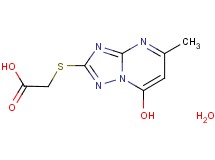 [(7-hydroxy-5-methyl[1,2,4]triazolo[1,5-a]pyrimidin-2-yl)thio]acetic acid hydrate