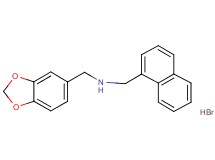 (1,3-benzodioxol-5-ylmethyl)(1-naphthylmethyl)amine hydrobromide