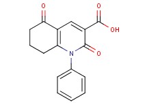 2,5-dioxo-1-phenyl-1,2,5,6,7,8-hexahydroquinoline-3-carboxylic acid