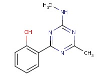 2-[4-methyl-6-(methylamino)-1,3,5-triazin-2-yl]phenol