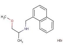 (2-methoxy-1-methylethyl)(1-naphthylmethyl)amine hydrobromide