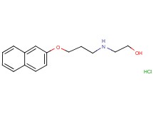 2-{[3-(2-naphthyloxy)propyl]amino}ethanol hydrochloride