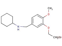 N-(3-ethoxy-4-methoxybenzyl)cyclohexanamine hydrobromide