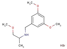 N-(3,5-dimethoxybenzyl)-1-methoxy-2-propanamine hydrobromide