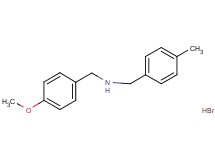 (4-methoxybenzyl)(4-methylbenzyl)amine hydrobromide