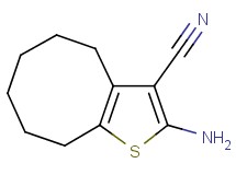 2-amino-4,5,6,7,8,9-hexahydrocycloocta[b]thiophene-3-carbonitrile
