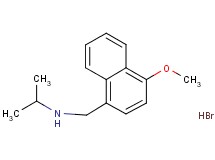 N-[(4-methoxy-1-naphthyl)methyl]-2-propanamine hydrobromide