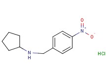 N-(4-nitrobenzyl)cyclopentanamine hydrochloride