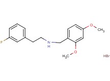 N-(2,4-dimethoxybenzyl)-2-(3-fluorophenyl)ethanamine hydrobromide