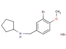 N-(3-bromo-4-methoxybenzyl)cyclopentanamine hydrobromide