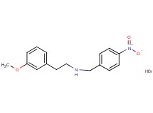 [2-(3-methoxyphenyl)ethyl](4-nitrobenzyl)amine hydrobromide