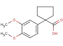 1-(3,4-dimethoxyphenyl)cyclopentanecarboxylic acid