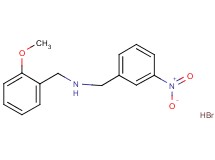 (2-methoxybenzyl)(3-nitrobenzyl)amine hydrobromide