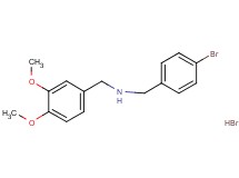 (4-bromobenzyl)(3,4-dimethoxybenzyl)amine hydrobromide