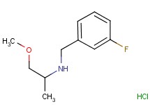 N-(3-fluorobenzyl)-1-methoxy-2-propanamine hydrochloride