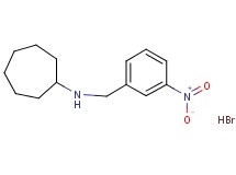 N-(3-nitrobenzyl)cycloheptanamine hydrobromide