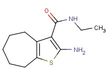 2-amino-N-ethyl-5,6,7,8-tetrahydro-4H-cyclohepta[b]thiophene-3-carboxamide