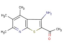 1-(3-amino-4,5,6-trimethylthieno[2,3-b]pyridin-2-yl)ethanone