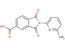 2-(6-methylpyridin-2-yl)-1,3-dioxoisoindoline-5-carboxylic acid