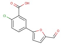 2-chloro-5-(5-formyl-2-furyl)benzoic acid
