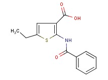 2-(benzoylamino)-5-ethylthiophene-3-carboxylic acid