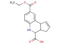 8-(ethoxycarbonyl)-3a,4,5,9b-tetrahydro-3H-cyclopenta[c]quinoline-4-carboxylic acid