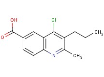 4-chloro-2-methyl-3-propylquinoline-6-carboxylic acid