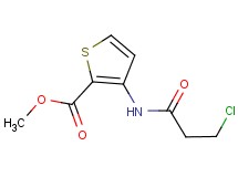 methyl 3-[(3-chloropropanoyl)amino]-2-thiophenecarboxylate