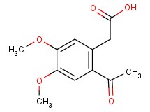 (2-acetyl-4,5-dimethoxyphenyl)acetic acid